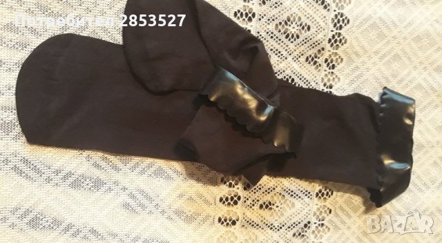 Дамски чорапи с еко кожа, снимка 3 - Дамски чорапи - 33608712