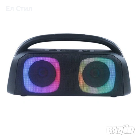 Парти тонколона 2 × 5.25" – 40 W RMS, Bluetooth, RGB LED светлини, батерия 3600 mAh, снимка 8 - Тонколони - 53572718