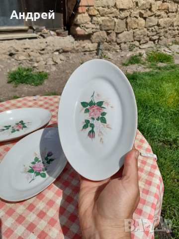 Стара порцеланова чиния,чинии #2, снимка 3 - Антикварни и старинни предмети - 32750613
