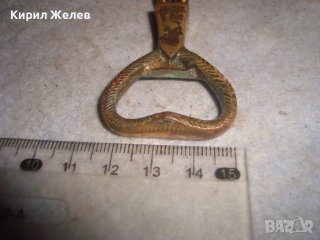 Стара бронзова фигурална ОТВАРАЧКА БРЮКСЕЛ БЕЛГИЯ СУВЕНИР ПИКАЕЩОТО МОМЧЕНЦЕ 30951, снимка 5 - Други ценни предмети - 38138006