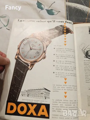 Швейцарско списание D'horlogerie 1950/55 г, снимка 7 - Антикварни и старинни предмети - 49291664
