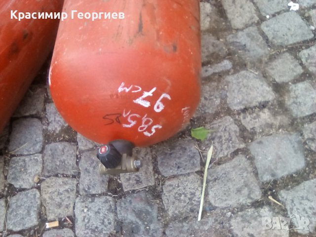 58 литови 40 броя метанови бутилки 2007г 10 броя-1200лева, всичките 4000лева, снимка 4 - Части - 37893100