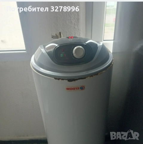 Бойлер Елдом 80 л хоризонтален използван, снимка 3 - Бойлери - 52803107