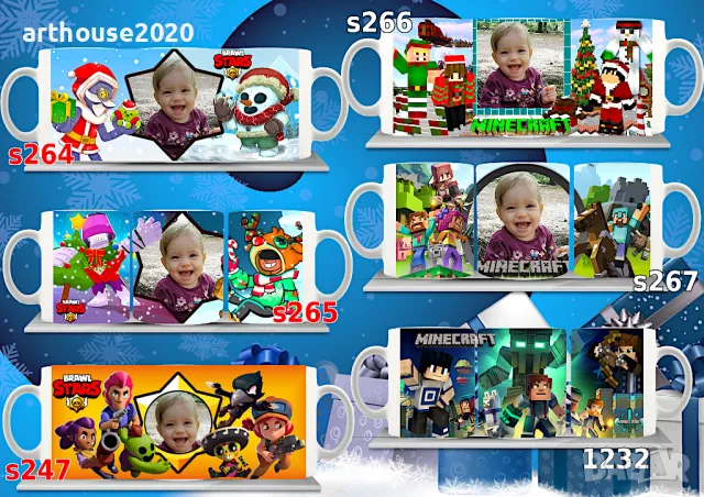 Персонализирана коледна чаша с надпис и/или снимка, снимка 13 - Коледни подаръци - 47746504