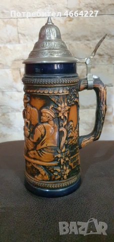 Колекционерска немска халба за бира , снимка 2 - Колекции - 53296813