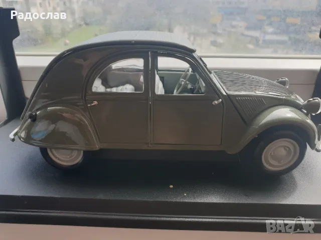 Метална кола Ситроен 2CV 1952г, снимка 3 - Колекции - 49598114