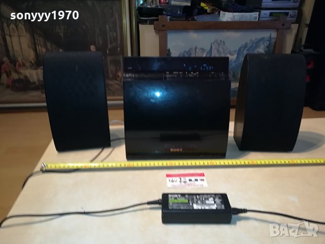 sony cd receiver+speaker+adapter 1904211752, снимка 2 - Аудиосистеми - 32608920