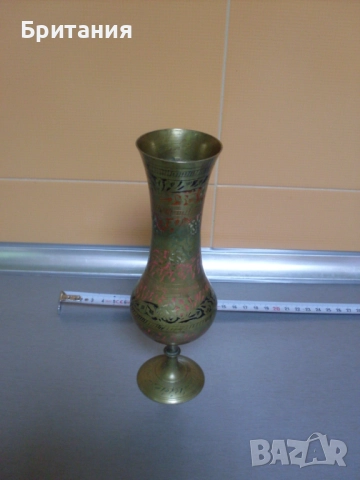 Бронзова ваза с маркировка., снимка 6 - Антикварни и старинни предмети - 52920880