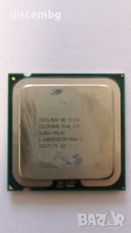 intel E1200 1,6 GHz двуядрен настолен процесор CPU 1200 Socket LGA 775 , снимка 2 - Процесори - 38591449