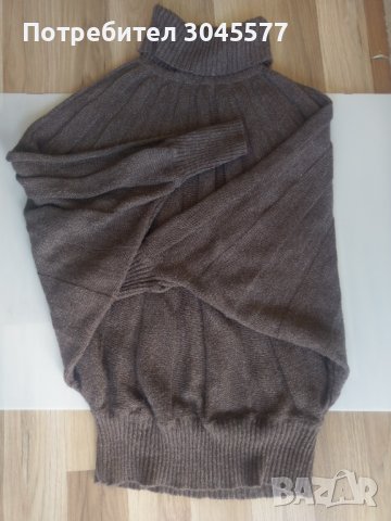 Пуловер тип прилеп, 70 проц.вълна, снимка 4 - Блузи с дълъг ръкав и пуловери - 38986792