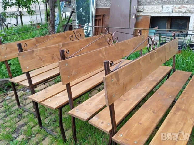 маси , пейки  и столове от ковано желязо, снимка 2 - Други - 36858297
