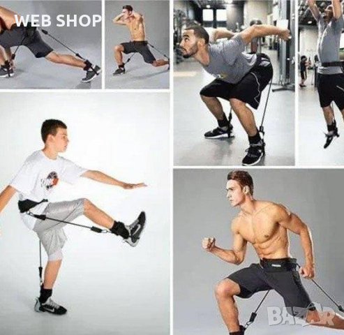 Еластични фитнес ластици за упражнения Vertical High Jump Trainer, снимка 2 - Фитнес уреди - 32735766