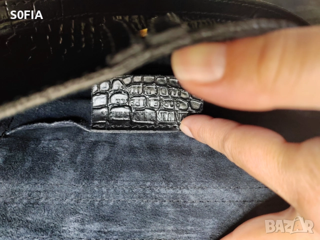 Нова Чанта през рамо от естествена кожа , снимка 2 - Чанти - 51908500