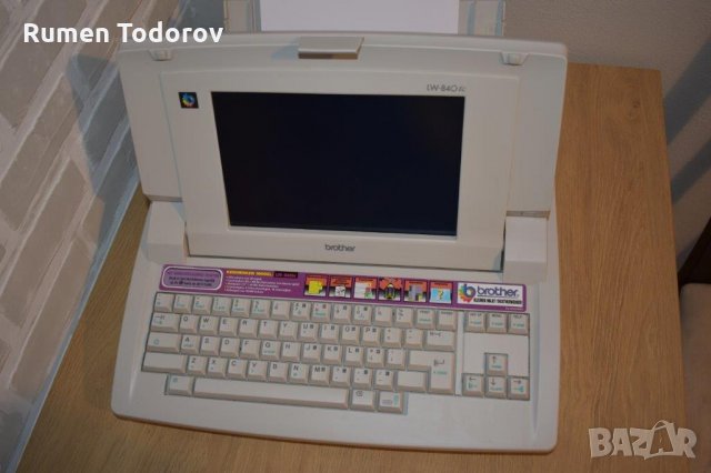Ретро преносим компютър - USA Brother Colour Word Processor LW-840ic, снимка 2 - Принтери, копири, скенери - 28109905