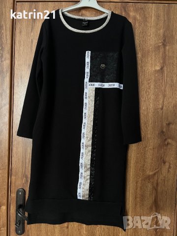 черна ежедневна рокля на марката lucy, снимка 6 - Рокли - 27459396