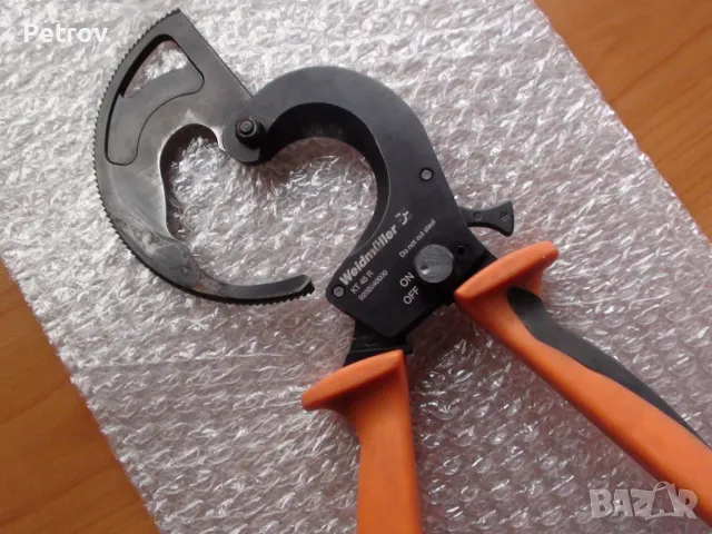 Weidmüller KT 45 R - Made in Germany - ВИСОКОКАЧЕСТВЕННА ПРОФЕСИОНАЛНА Кабелна Ножица 45 mm /400 mm², снимка 10 - Клещи - 47908568