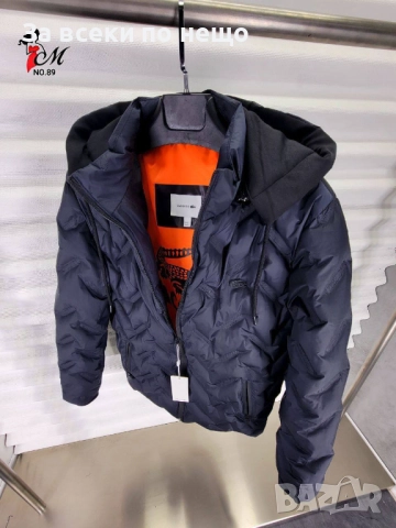 Lacoste Мъжко Зимно Яке С Качулка - 2 Цвята Код SK330, снимка 4 - Якета - 52599274