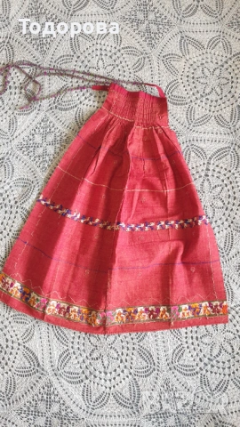 Автентична престилка от Хърцойска носия, снимка 5 - Антикварни и старинни предмети - 53400613