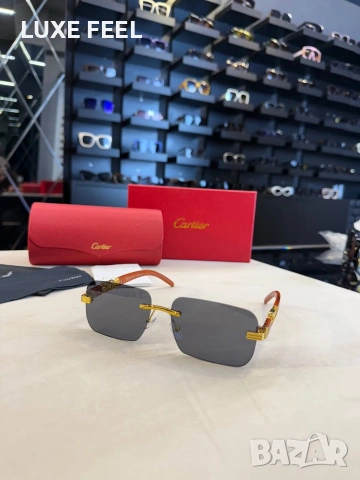 CARTIER 💎 Дамски Слънчеви Очила , снимка 8 - Слънчеви и диоптрични очила - 53289210