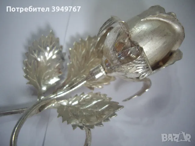 Красива метална роза., снимка 4 - Други - 50436660