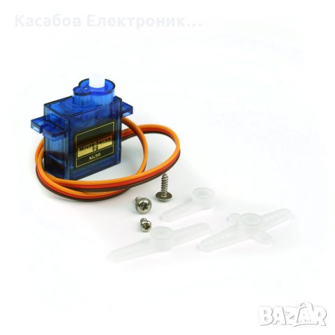 Сервомотор Tower Pro SG90 9g, снимка 4 - Друга електроника - 43534953