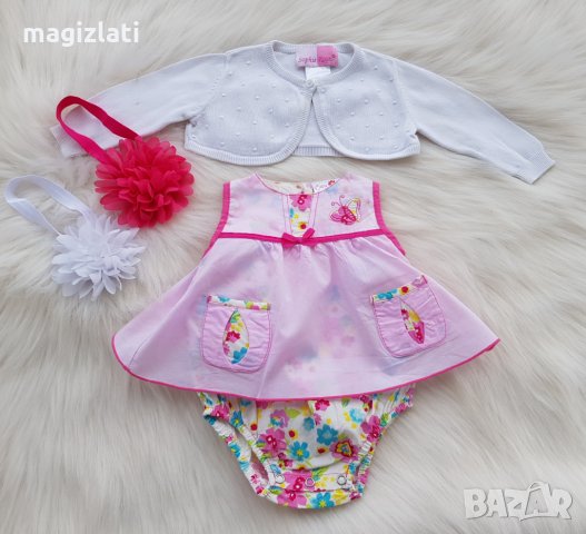 Рокля боди 0-3 месеца