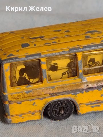 Метална количка ретро ученически автобус MERCEDES BENZ MADE IN BRITAIN 14116, снимка 7 - Колекции - 40730961