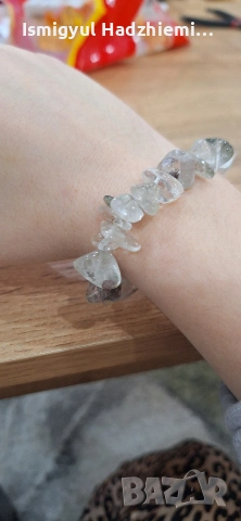 Гривна от естествен кварц, снимка 2 - Гривни - 53308079