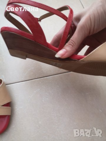 Сандали от естествена кожа на donna italiana, снимка 4 - Сандали - 36693016