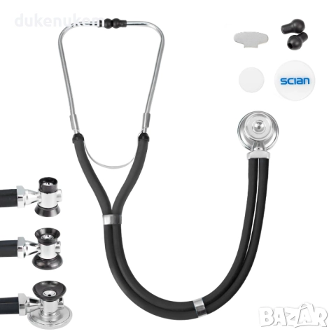 Професионален стетоскоп 5-в-1 Sprague Rappaport, за възрастни, деца и бебета