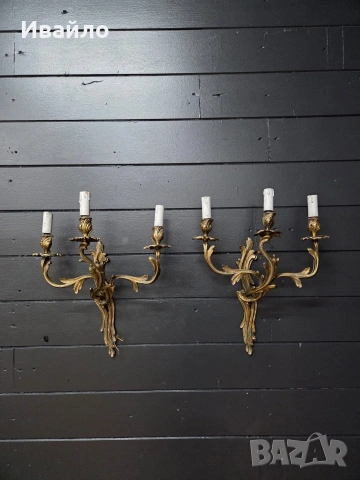 Два броя бронзови апликации , снимка 4 - Антикварни и старинни предмети - 53200944