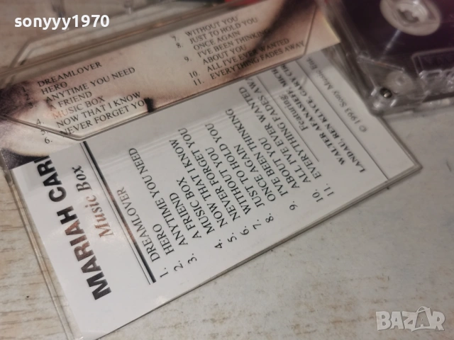 mariah carey 2701261028, снимка 7 - Аудио касети - 53241587