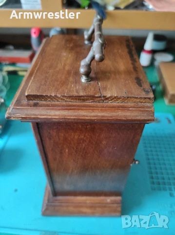 Стар Немски Часовник Хамбург Американ, снимка 4 - Антикварни и старинни предмети - 51391324