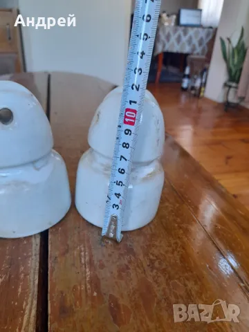 Стар порцеланов изолатор,изолатори #8, снимка 3 - Други ценни предмети - 50130185