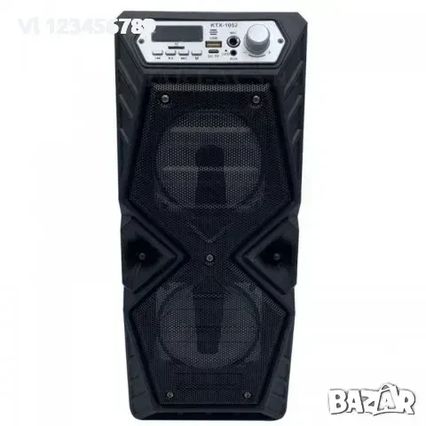 Karaoke Bluetooth Тонколона 2х4” - Ktx 1052, снимка 3 - Bluetooth тонколони - 50791483