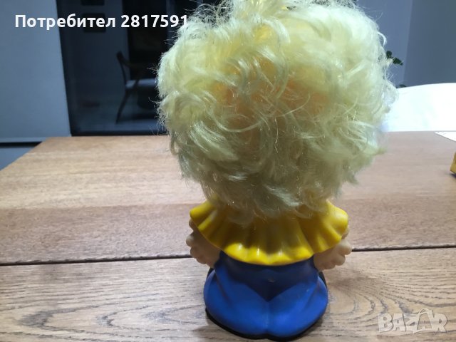 Винтидж играчка от времето на социализма, гумен клоун, снимка 3 - Колекции - 43171595