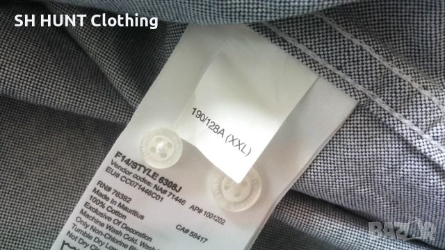 Timberland REGULAR FIT Shirt Размер XXL мъжка риза 10-63, снимка 11 - Ризи - 52795079