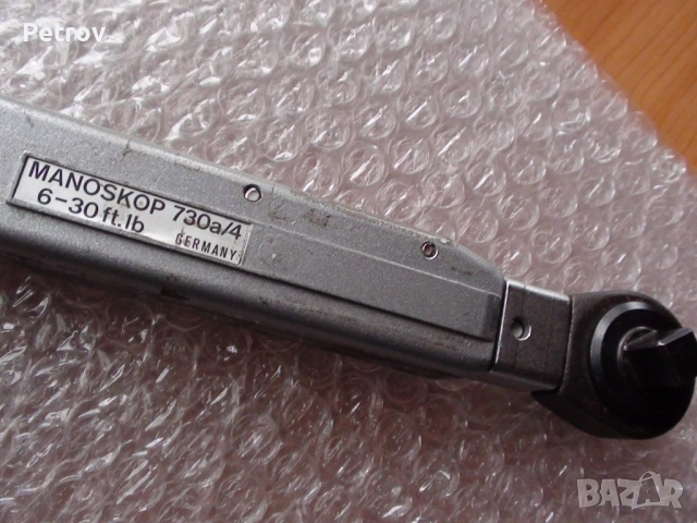 STAHLWILLE MANOSKOP 730a/4 - MADE IN GERMANY - 3/8" PROFI Сервизен Динамометричен Ключ 6 - 30 ft.lb , снимка 4 - Ключове - 52003695