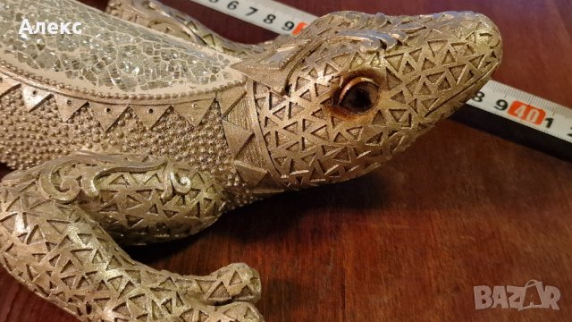 Голям гущер, 40см Нов!, снимка 5 - Антикварни и старинни предмети - 42964908