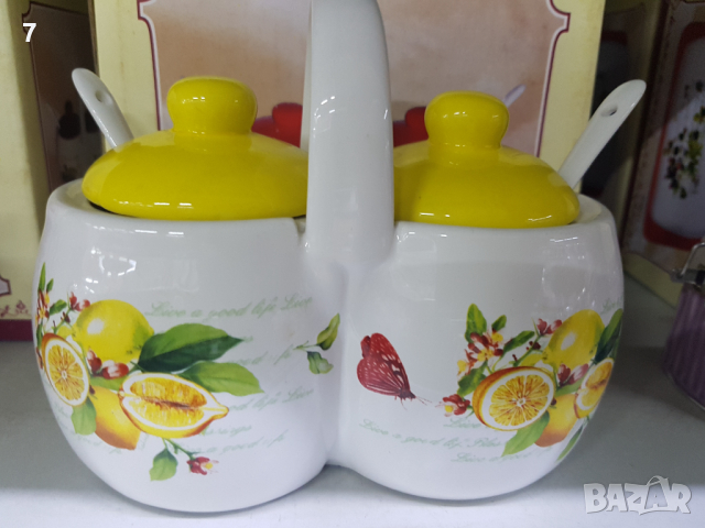 Бурканчета и солнички за подправки , снимка 3 - Аксесоари за кухня - 36521060