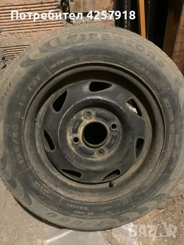 Джанта желязна 13” с гума 155/80/13 - 10 лв.
