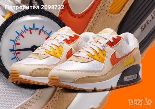 Нови оригинални маратонки Nike Air Max 90, номер 44.5, снимка 2 - Маратонки - 40860911