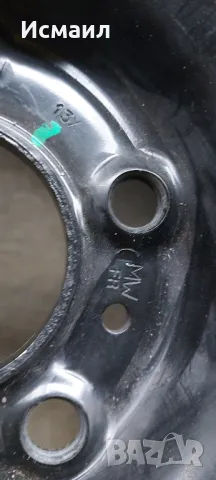 Железна джанта за Опел 16ц, снимка 5 - Гуми и джанти - 48479788