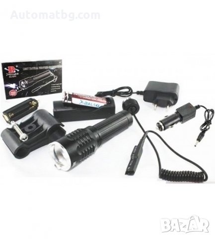 Мощен фенер за пушка Automat, LED BL-Q911 Т6, снимка 1 - Друга електроника - 27071518