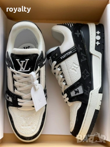 Louis Vuitton Кецове Черно и Бяло 36-45 Номер с Кутия , снимка 4 - Кецове - 53075347