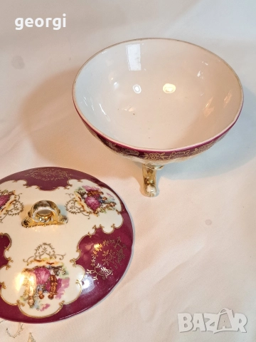 порцеланова бижутерка Ромео и Жулиета с позлата 31/1, снимка 2 - Колекции - 52985465