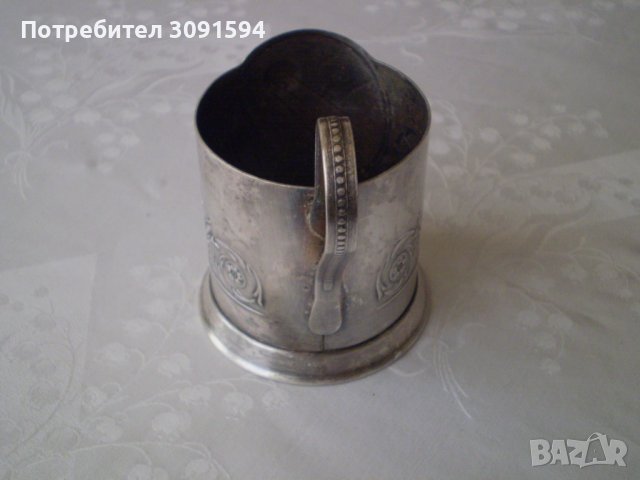 Подстакан Мелхиор космическа ера -спътник, снимка 4 - Антикварни и старинни предмети - 39650089