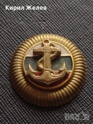Военна морска кокарда от соца стара рядка за КОЛЕКЦИОНЕРИ 28323, снимка 3 - Колекции - 43707356