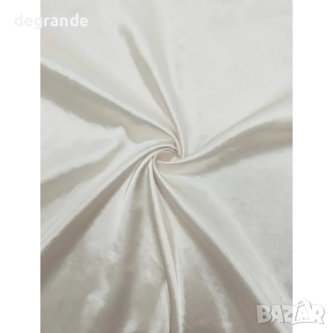 Сатенена риза в цват екрю, снимка 2 - Ризи - 51442980