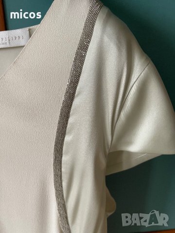 Fabiana Filippi,оригинал,100% естествена коприна чисто нова рокля с джобчета, снимка 4 - Рокли - 40029922